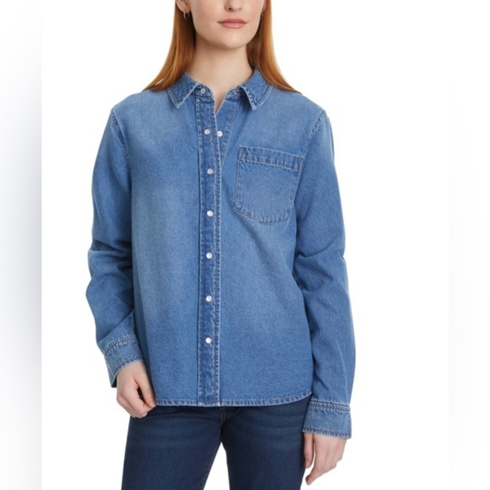 Lucky Brand Women's Denim Shirt Size Medium